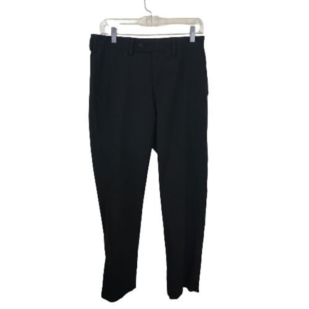 Louis Raphael Black Straight Leg Dress Pants Size 30x30